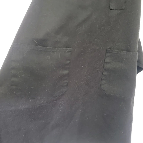 Chefwear Baconfest Chicago Black Tie Over Head Apron Embroidered Logo 3 Pockets - Picture 4 of 8